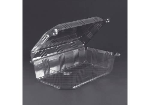 لانچ باکس بلند شفاف PET-S72