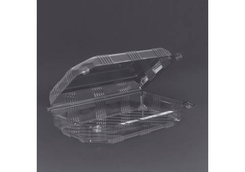 لانچ باکس کوتاه شفاف PET-S71